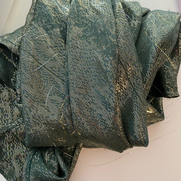 Rat & Boa Alessandra slip dress green gold maxi slip **message before purchasing - Picture 5 of 6